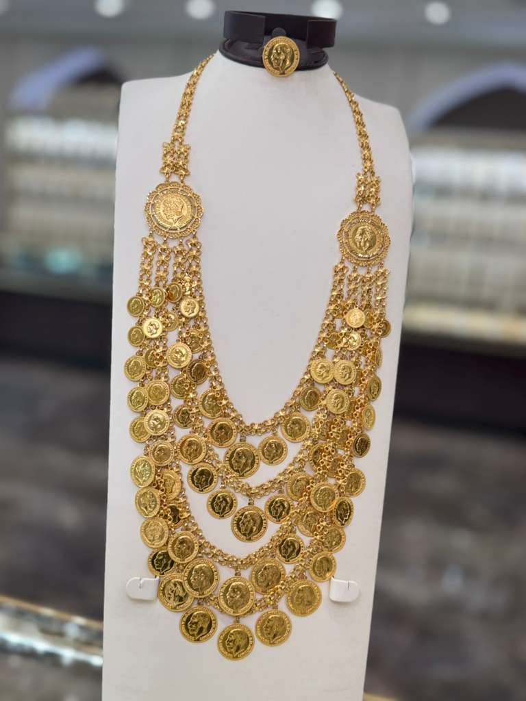 21K Gold Necklace Set